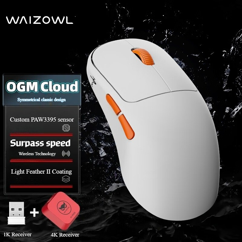 Pc Gaming Cloud - Waizowl OGM Cloud Wireless Gaming Mouse
