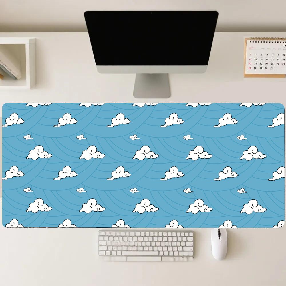 Pc Gaming Cloud - Blue waves auspicious clouds Gaming Mats