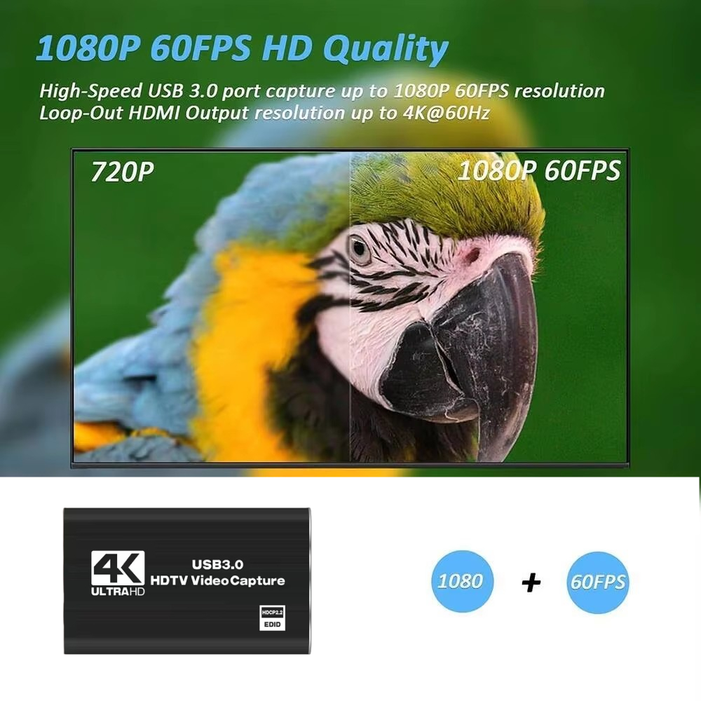 4K HDMI-Compatible to USB 3.0  - огляд і ціна Capture Card Hdmi