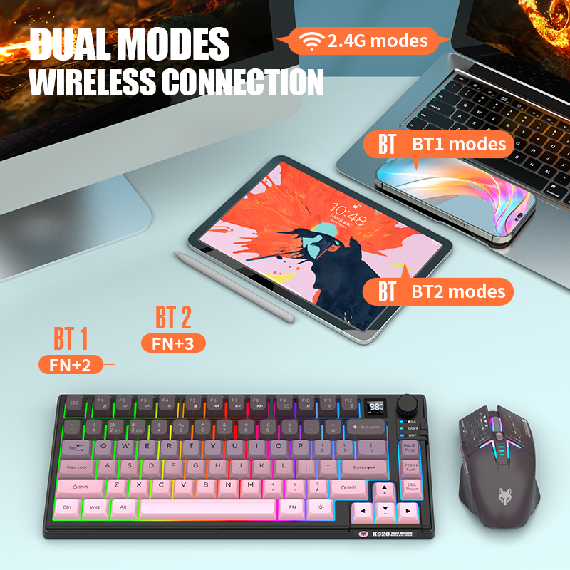 Dual-Mode 2.4G Bluetooth Wirel - огляд і ціна Pc Gaming Set