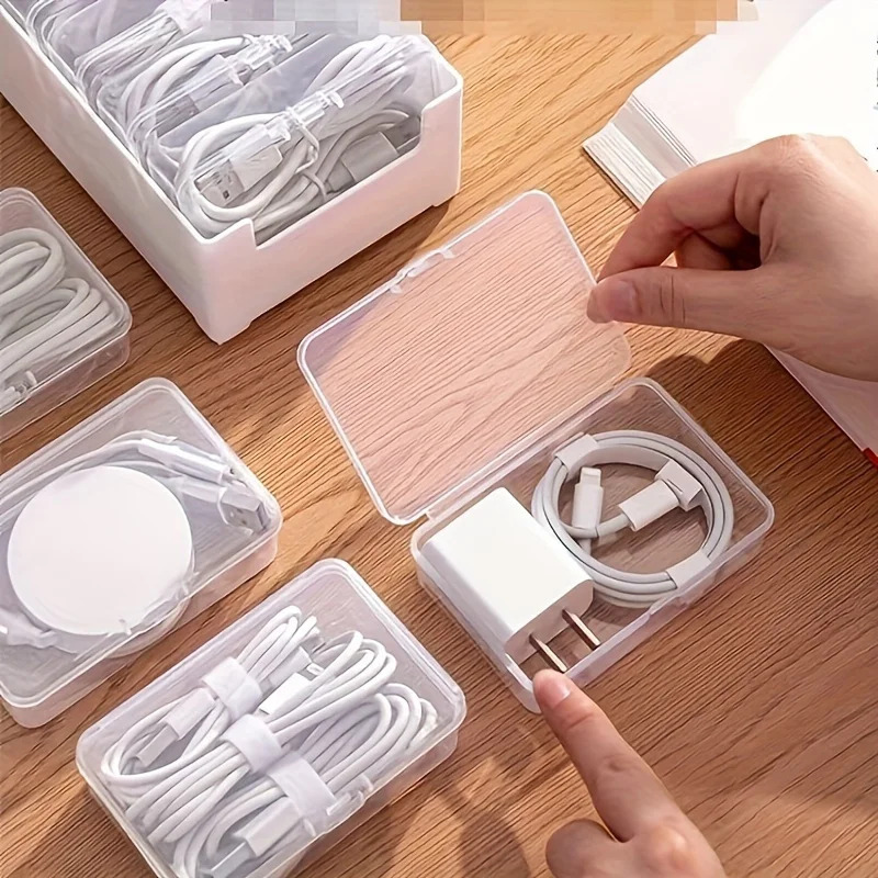Data Cable Storage Box with 7  - огляд і ціна Desk Cable Organizer