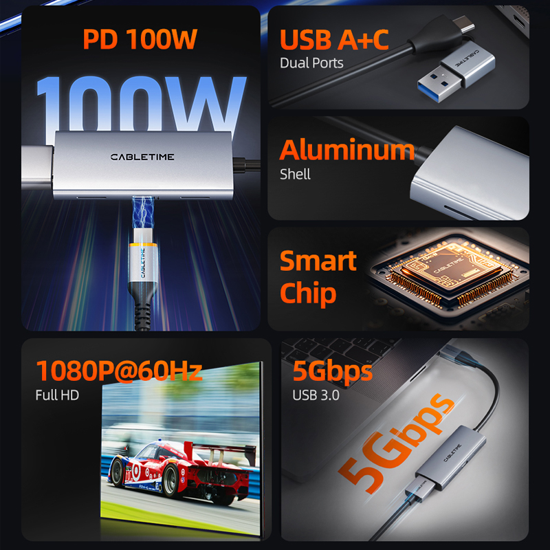 CABLETIME USB 3.0 HDMI Video C - огляд і ціна Capture Card Hdmi