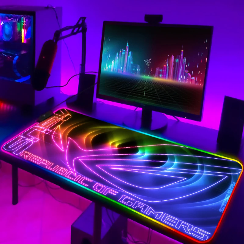 RGB Mousepad Cool ROG Mouse Pa - огляд і ціна Rgb Keyboard Wrist Rest
