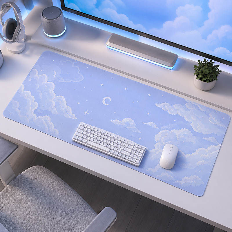 Mouse Pad Blue Moon Cloud Sky  - огляд і ціна Pc Gaming Cloud