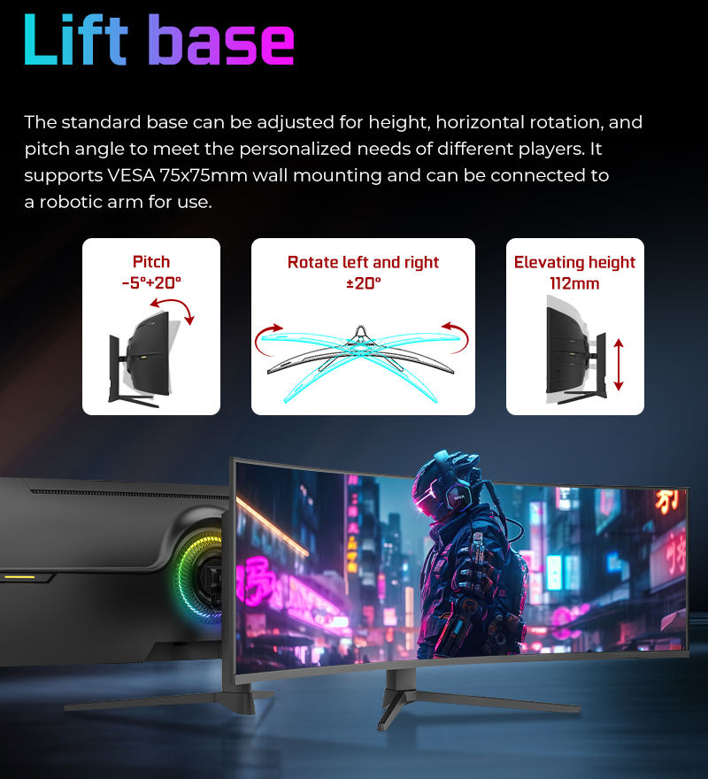 5120*1440 5K Ultra Wide Curved - огляд і ціна Pc Gaming Ultrawide Monitor