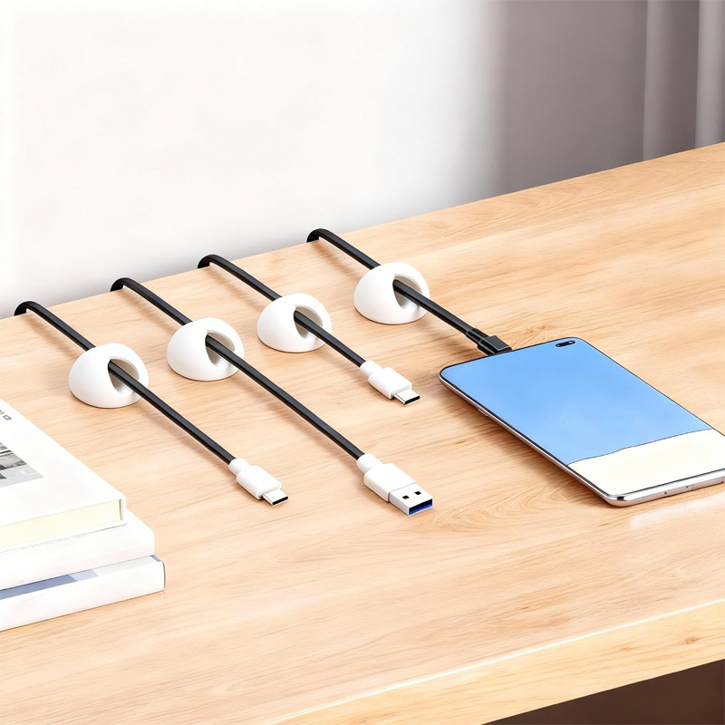 6/10/18-Piece Cable Organizer  - огляд і ціна Desk Cable Organizer
