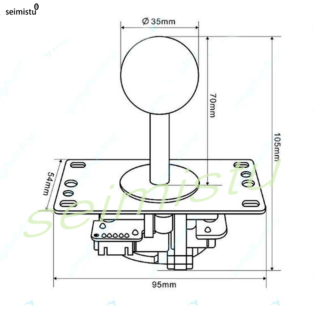 Joystick Copy Sanwa arcade Joy - огляд і ціна Joystick Pc Gaming