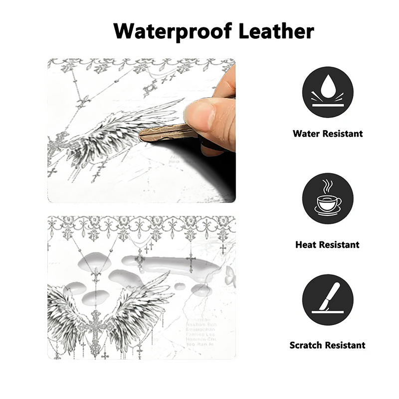 Leather Mousepad Black White A - огляд і ціна Pc Gaming Keyboards