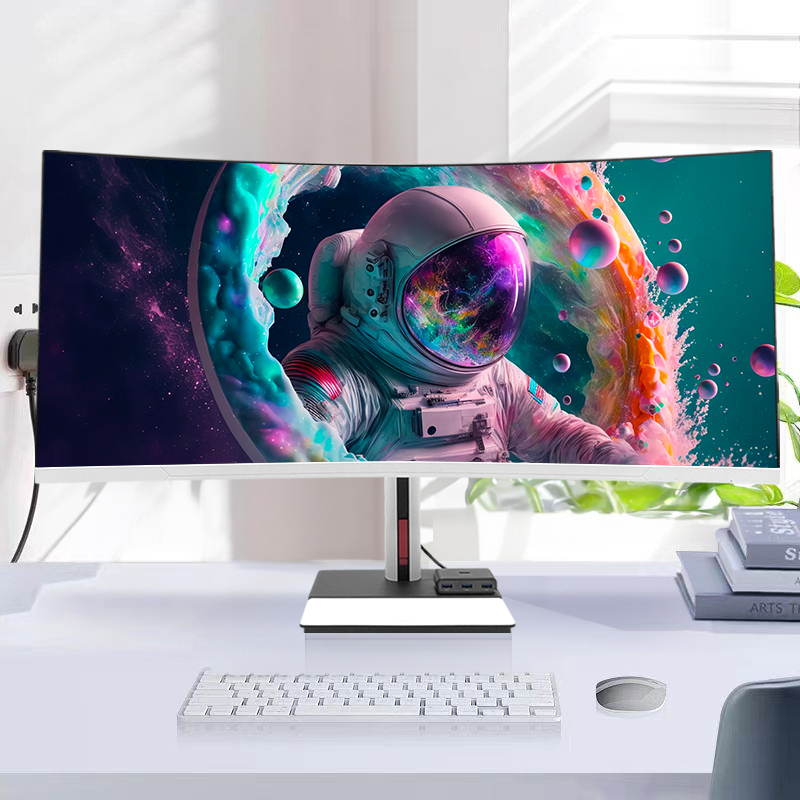 34 Inch 4K Curved Screen Deskt - огляд і ціна Pc Gaming Set